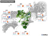 実況天気(2024年07月28日)