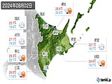 2024年08月02日の道東の実況天気