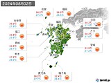 実況天気(2024年08月02日)