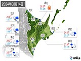 実況天気(2024年08月14日)