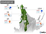 実況天気(2024年08月16日)