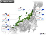 実況天気(2024年08月25日)