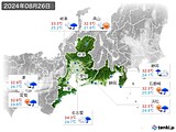 実況天気(2024年08月26日)