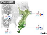 実況天気(2024年08月27日)