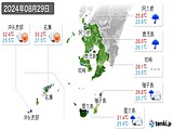 実況天気(2024年08月29日)