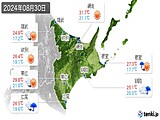 2024年08月30日の道東の実況天気