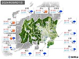 実況天気(2024年09月01日)