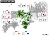 実況天気(2024年09月10日)