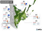 実況天気(2024年09月14日)