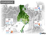 2024年09月24日の兵庫県の実況天気