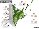 実況天気(2024年10月05日)