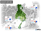 実況天気(2024年10月19日)