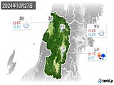 実況天気(2024年10月27日)