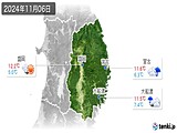 実況天気(2024年11月06日)