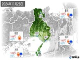 実況天気(2024年11月28日)