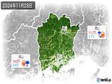 実況天気(2024年11月28日)