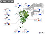 実況天気(2024年11月29日)