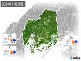 実況天気(2024年11月29日)