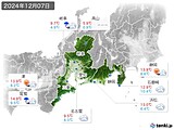 実況天気(2024年12月07日)