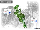 実況天気(2024年12月08日)