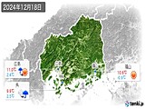 実況天気(2024年12月18日)