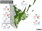 2024年12月21日の道東の実況天気