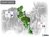 2024年12月23日の京都府の実況天気