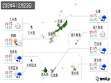 実況天気(2024年12月23日)