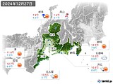 実況天気(2024年12月27日)