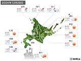 実況天気(2024年12月28日)