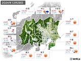 実況天気(2024年12月28日)