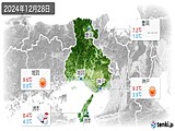 実況天気(2024年12月28日)