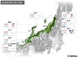 実況天気(2025年01月15日)