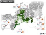 実況天気(2025年01月15日)