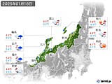 実況天気(2025年01月16日)