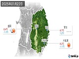 実況天気(2025年01月22日)