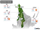 実況天気(2025年01月23日)