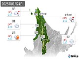 実況天気(2025年01月24日)