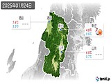 実況天気(2025年01月24日)