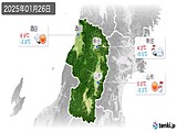 実況天気(2025年01月26日)