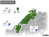 実況天気(2025年01月27日)