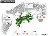 実況天気(2025年01月28日)