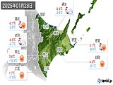 実況天気(2025年01月28日)