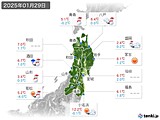 実況天気(2025年01月29日)