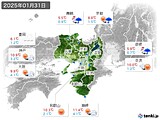 実況天気(2025年01月31日)