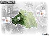 2025年02月07日の埼玉県の実況天気