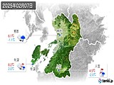 実況天気(2025年02月07日)