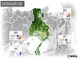 2025年02月16日の兵庫県の実況天気