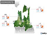 実況天気(2025年02月27日)