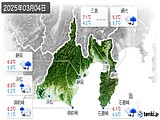 実況天気(2025年03月04日)